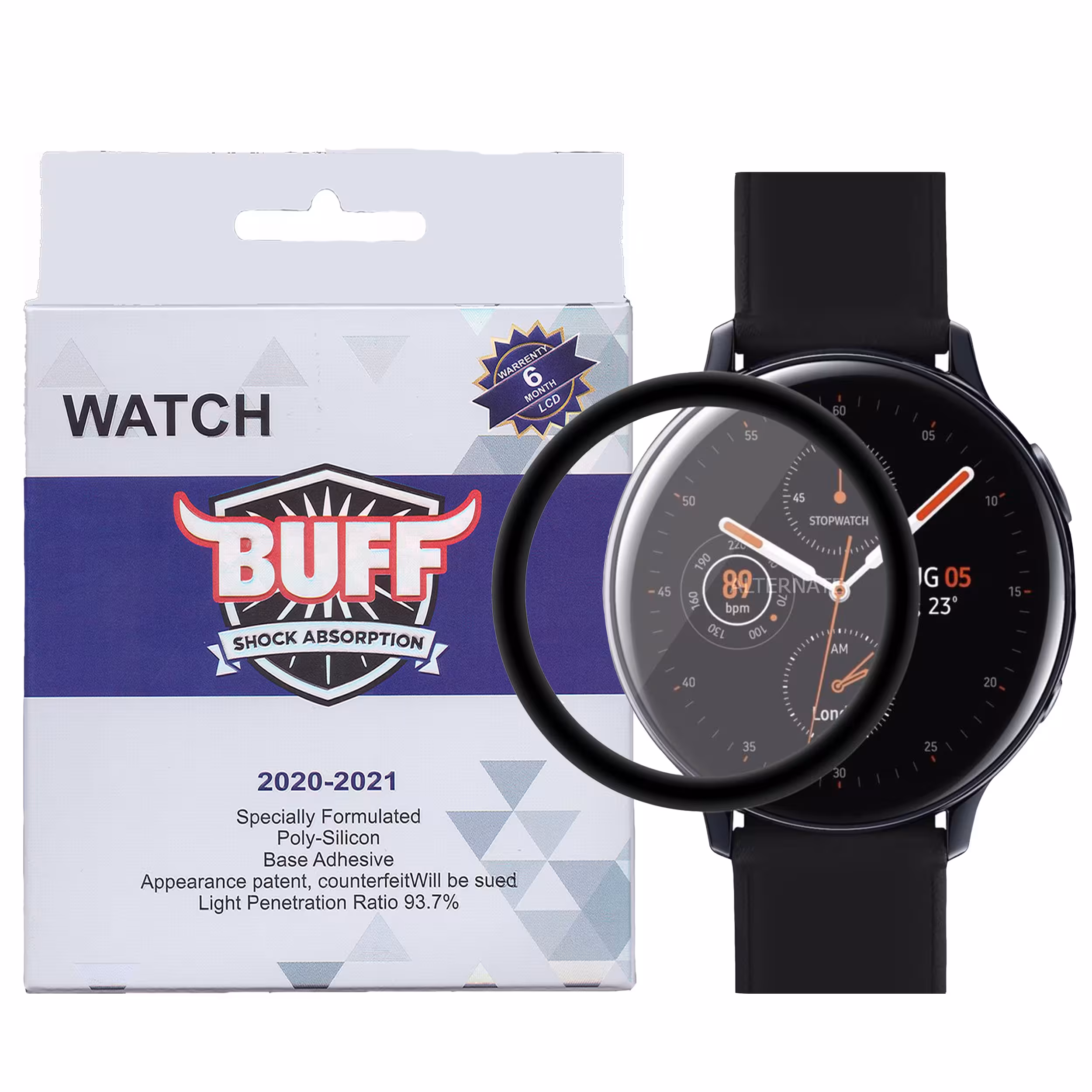 محافظ صفحه نمایش بوف مدل fg flx مناسب برای ساعت هوشمند سامسونگ Galaxy watch active 2 44mm