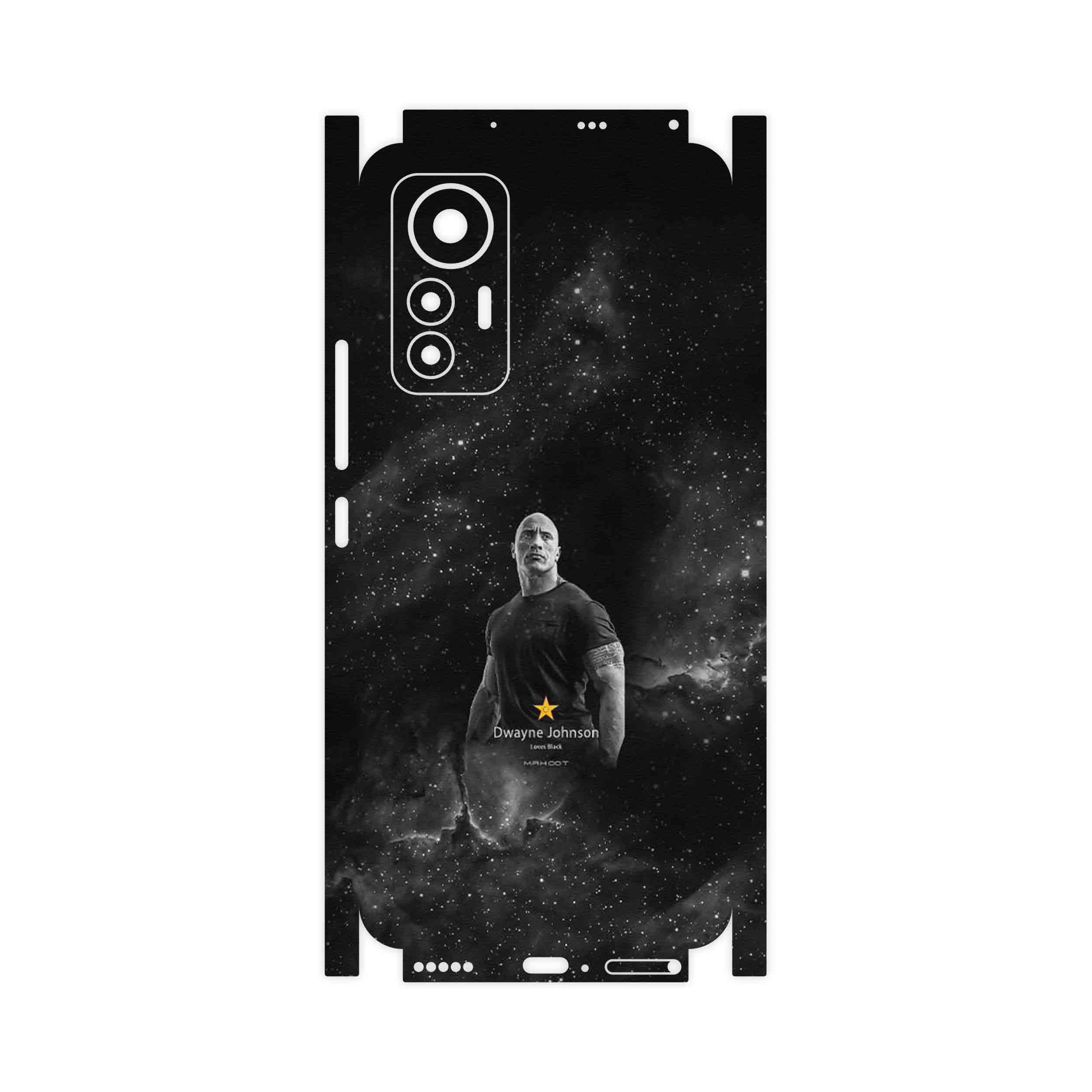 برچسب پوششی ماهوت مدل Dwayne Johnson-FullSkin مناسب برای گوشی موبایل شیائومی 12 Lite