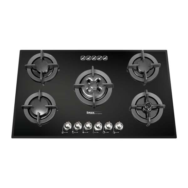 اجاق گاز صفحه ای سینجر پنج شعله مدل SDG-507D