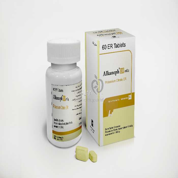 آلکانف رها قرص پیوسته رهش خوراکی 10 meq