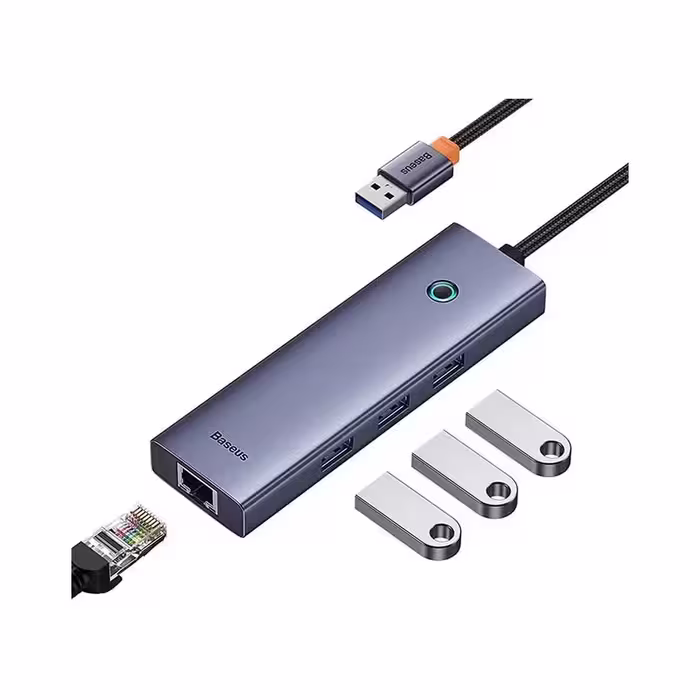 هاب 4 پورت باسئوس مدل Baseus 4-Port Hub B0005280A813-01
