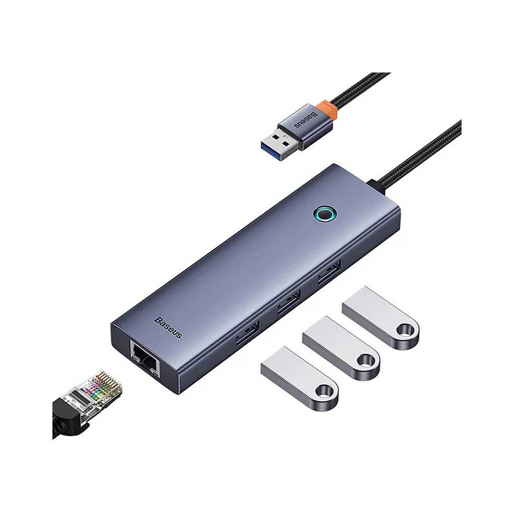 هاب 4 پورت باسئوس مدل Baseus 4-Port Hub B0005280A813-01