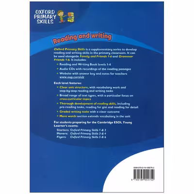 کتاب oxford primary skills Reading and Writing 1 اثر Tamzin Thampson انتشارات زبان مهر