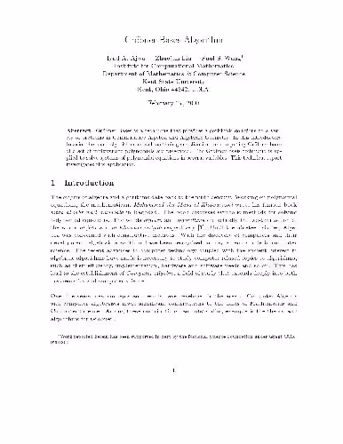 خرید و دانلود نسخه کامل کتاب Groebner bases algorithm: an introduction