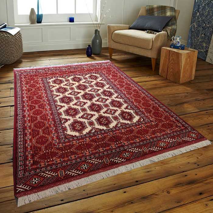 فرش دستبافت سه متری طرح لوزی کد AA380