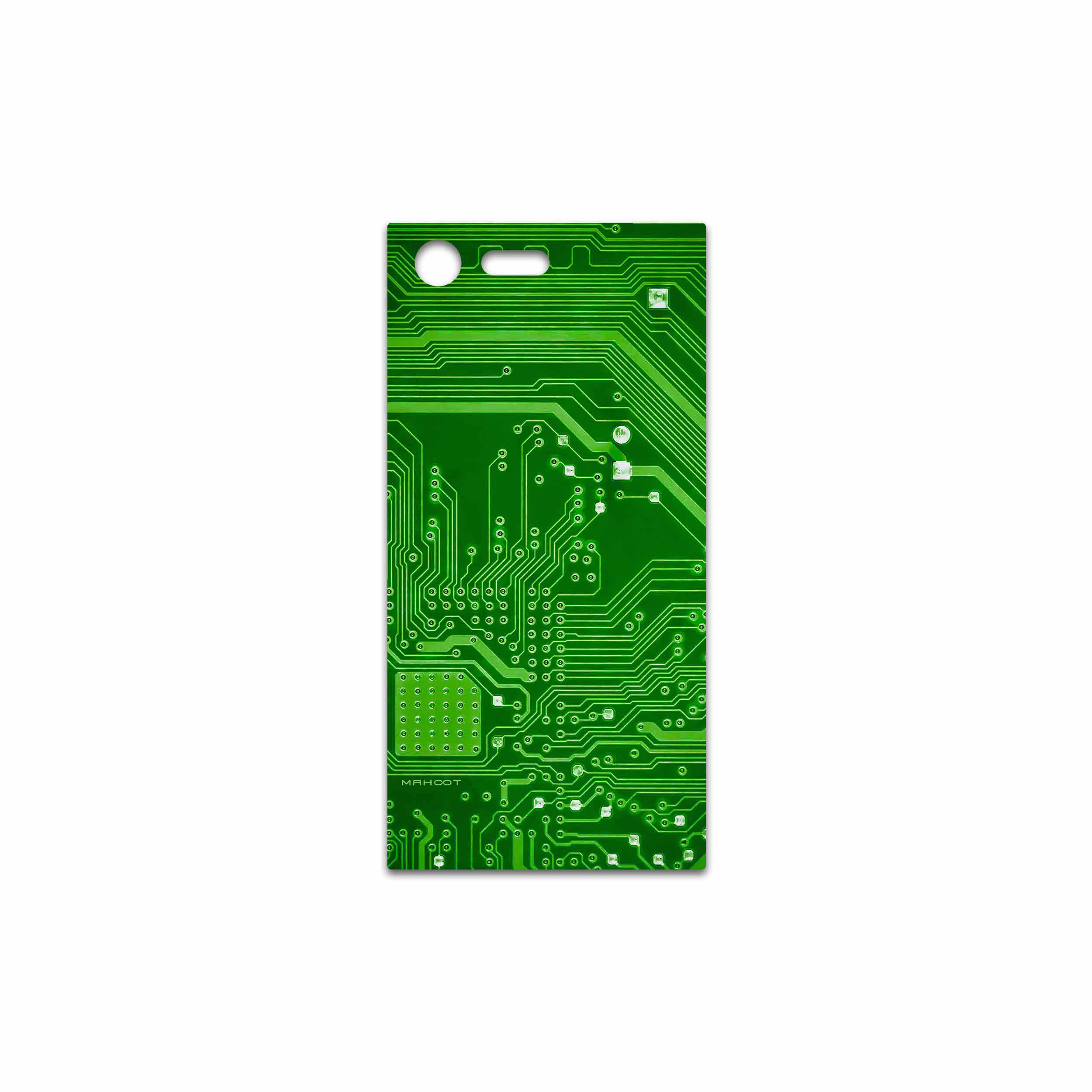 برچسب پوششی ماهوت مدل Green Printed Circuit Board مناسب برای گوشی موبایل سونی Xperia X Compact