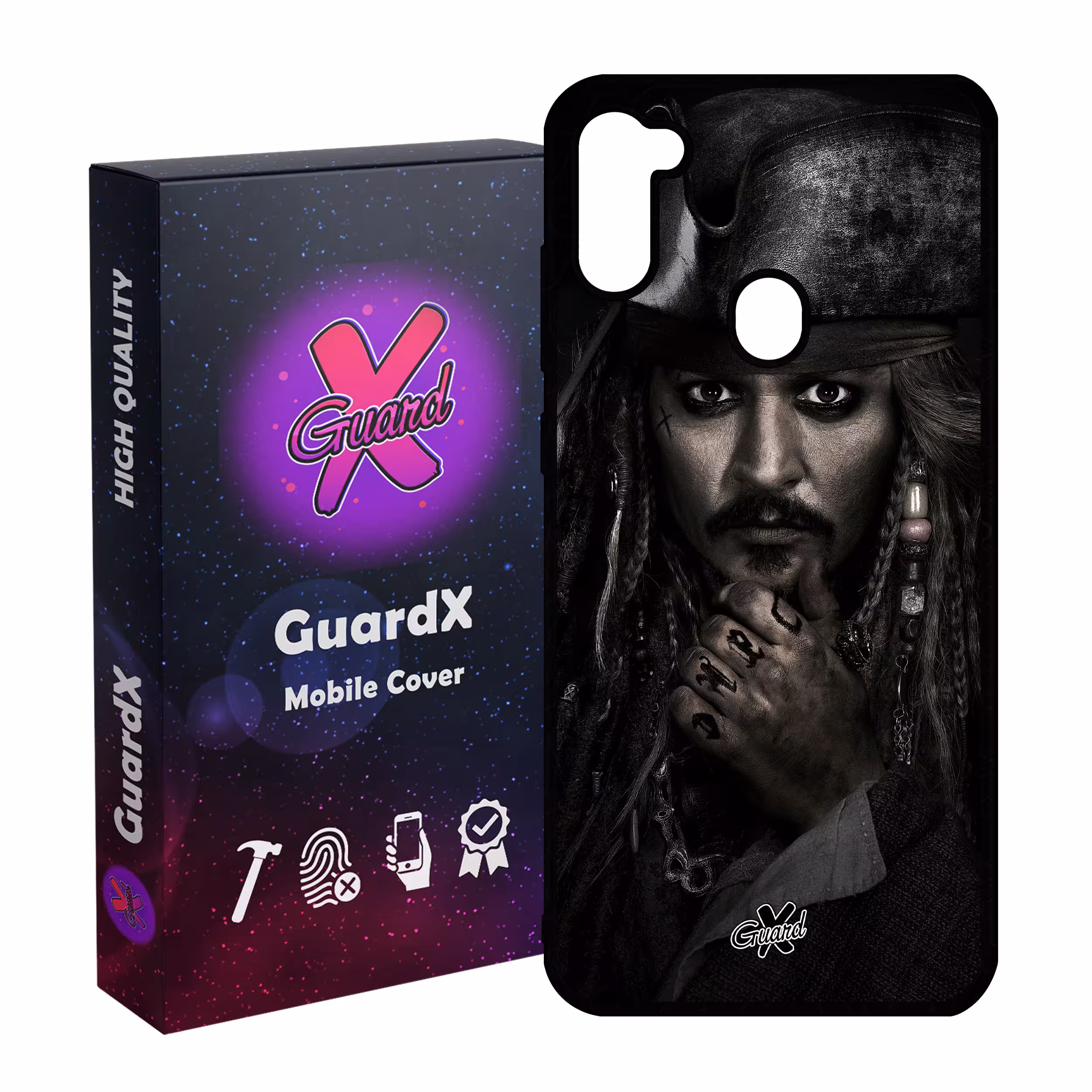 کاور گارد ایکس طرح Johnny Depp مدل Glass10178 مناسب برای گوشی موبایل سامسونگ Galaxy A11 / M11