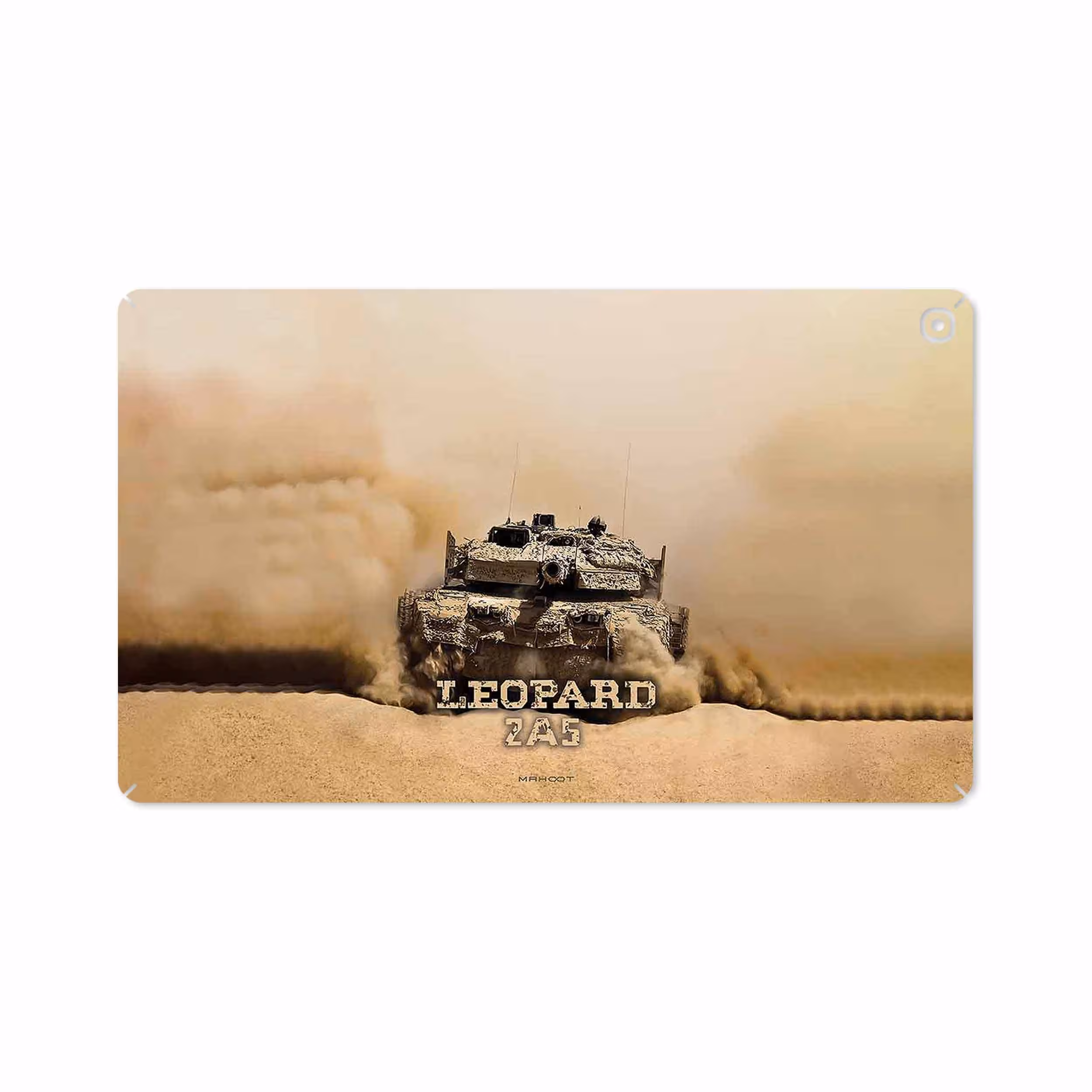 برچسب پوششی ماهوت مدل Leopard 2A5 tank مناسب برای تبلت سامسونگ Galaxy Tab A 10.1 2019 T515