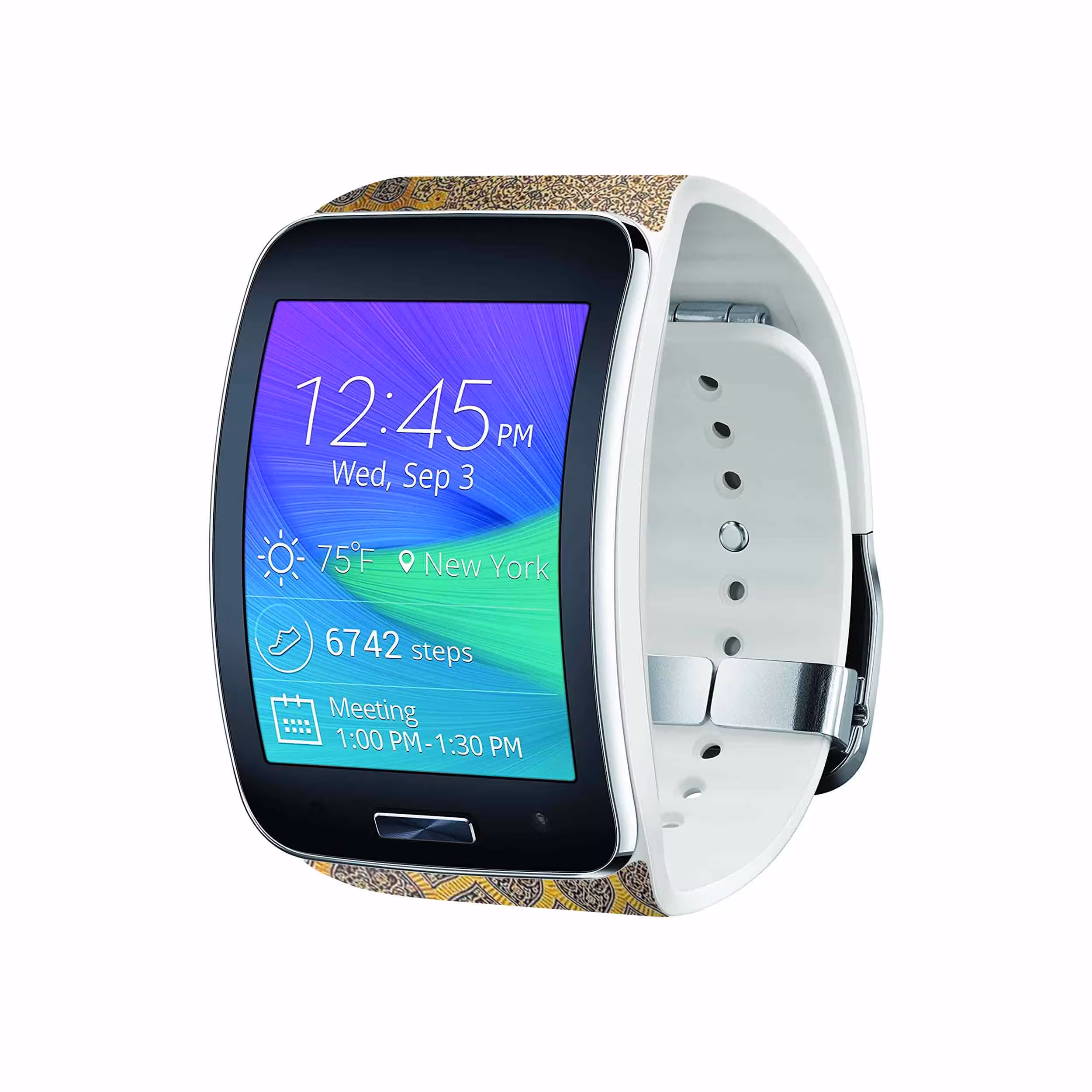 برچسب ماهوت طرح Sheykh_Lotfollah_Mosque مناسب برای ساعت هوشمند سامسونگ Galaxy Gear S