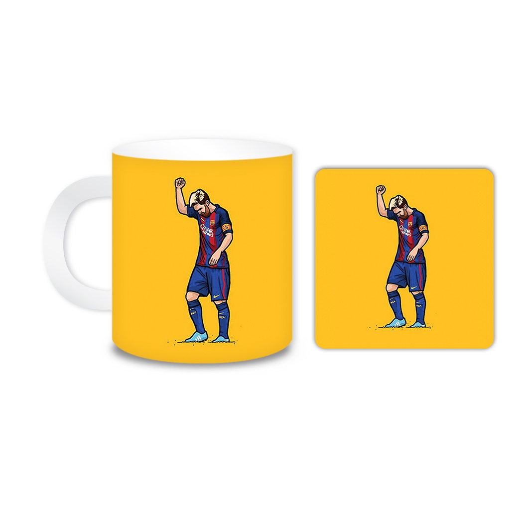 ماگ مدل ورزشی کد 294 به همراه زیر لیوانی