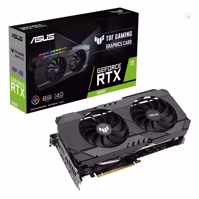 کارت گرافیک ایسوس مدل TUF Gaming GeForce RTX 3050 OC 8GB