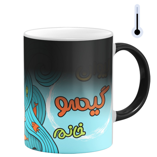 ماگ حرارتی مدل لیوان گیسو خانم