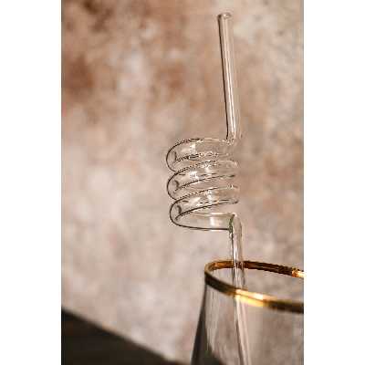 نی شربت خوری مدل موناکو بسته 4 عددی