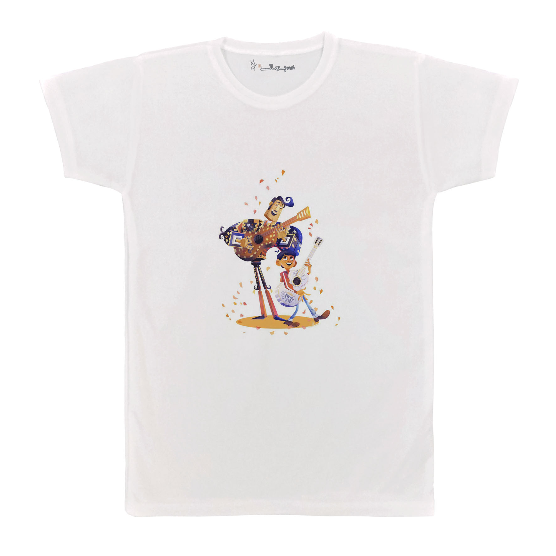 تی شرت آستین کوتاه بچگانه پرمانه طرح کوکو کد pmt.7885