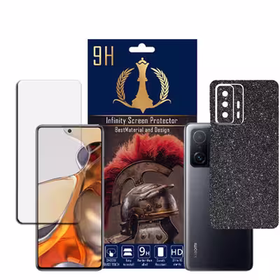 برچسب پوششی اینفینیتی مدل PRO MAX مناسب برای گوشی موبایل شیائومی 11T Pro به همراه محافظ صفحه نمایش