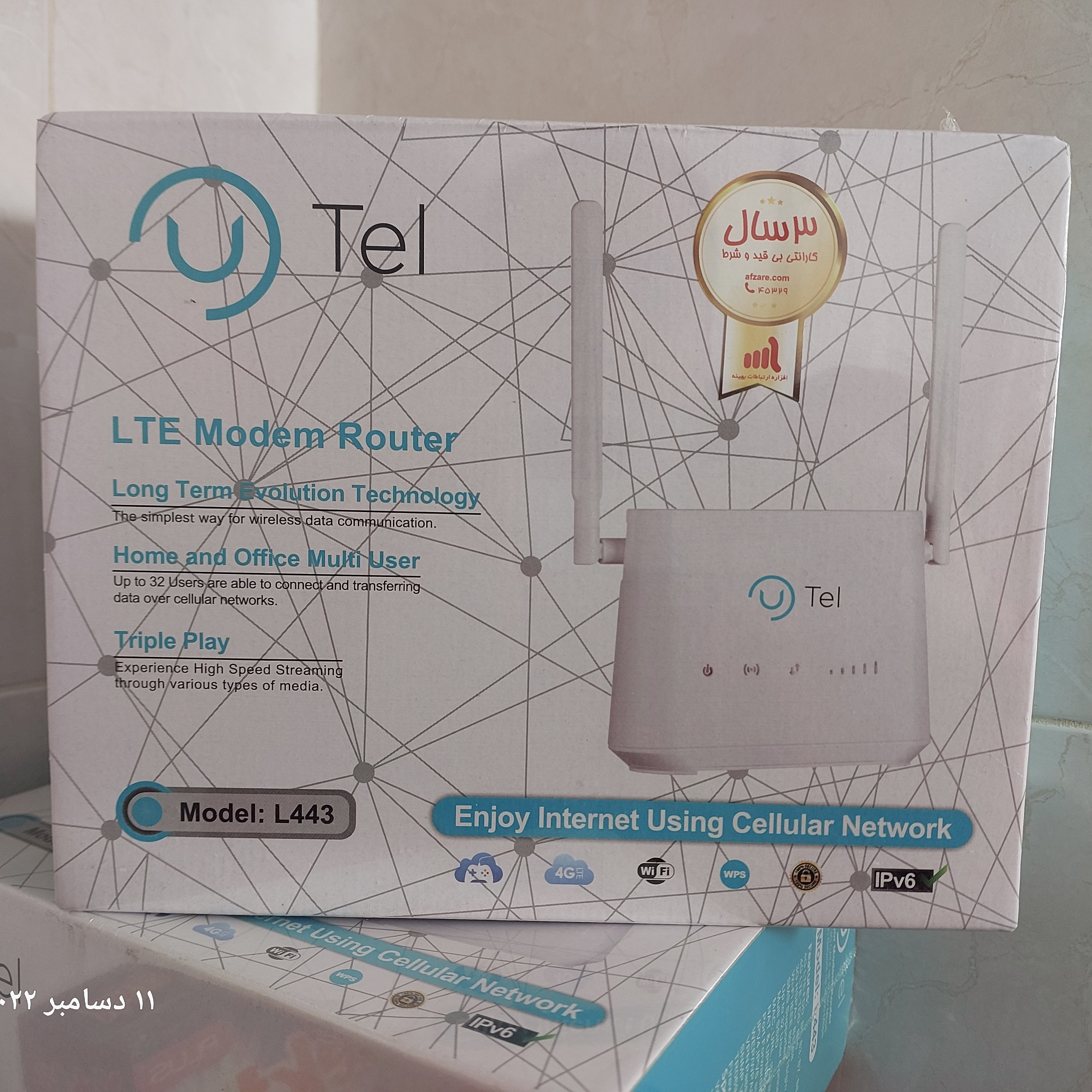 مودم رومیزی سیم کارتی 4G کار با تمام سیم کارتها یوتل L443
