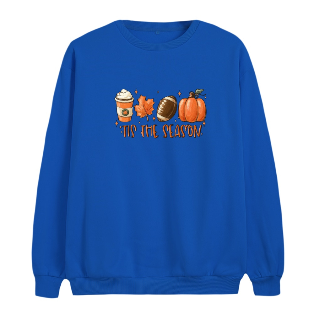 سویشرت زنانه مدل پاییزی رنگ آبی