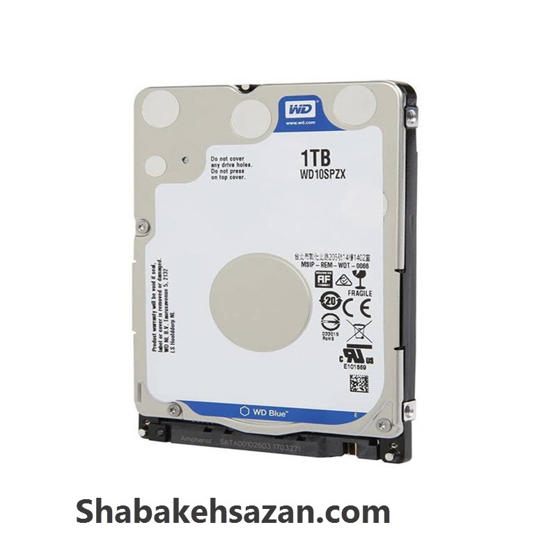 هارد اینترنال وسترن دیجیتال مدل WD10SPZX ظرفیت 1 ترابایت
