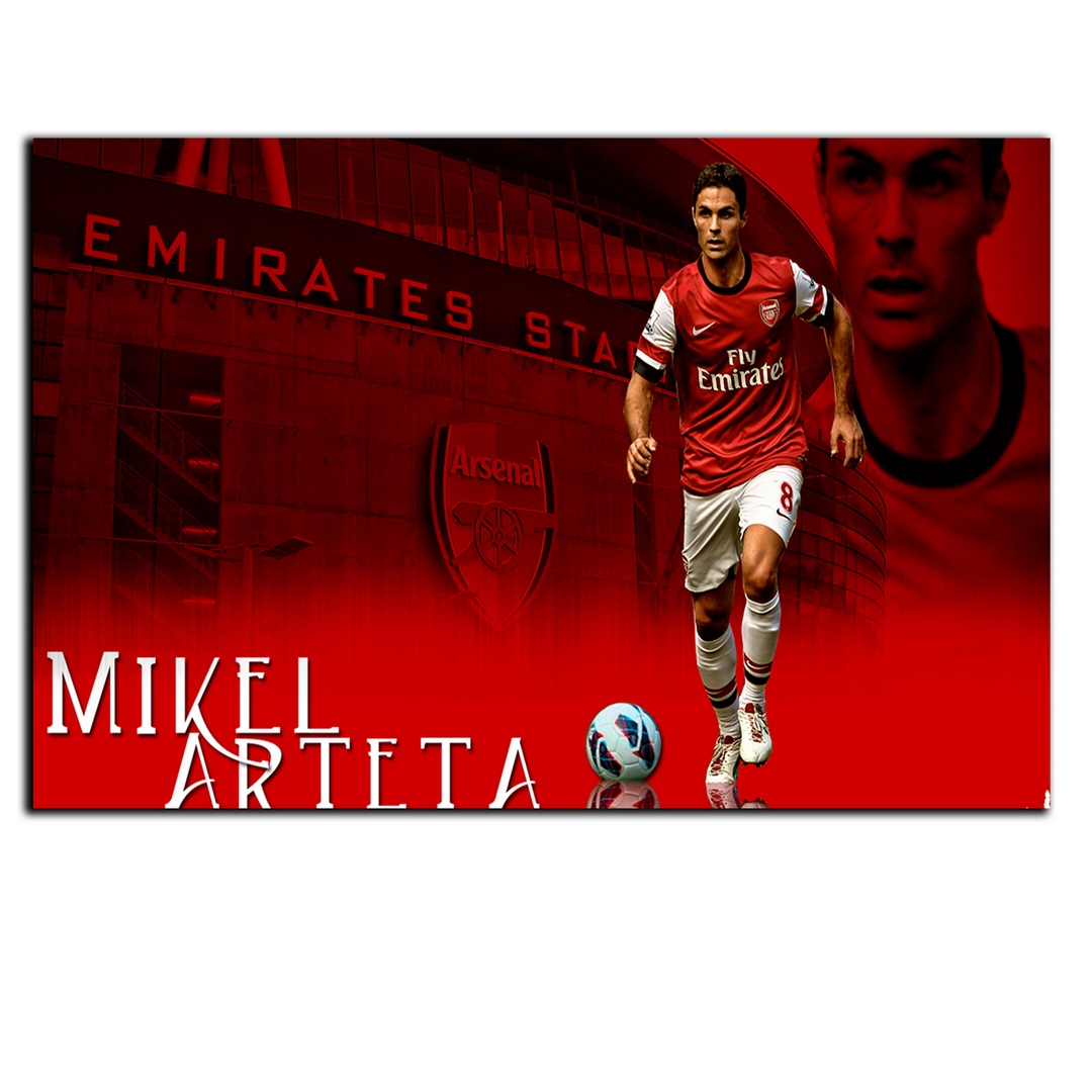 تابلو شاسی بکلیت طرح بازیکن فوتبال باشگاه آرسنال میکل آرتتا مدل SH-S6862