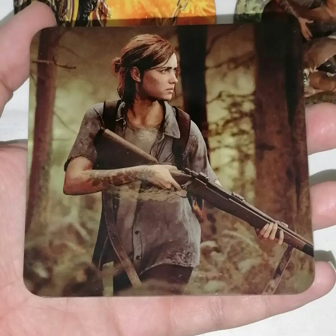 زیرلیوانی دوطرفه گیمینگ دلست the last of us ( پلی استیشن . ایکس باکس ) الی . جوئل