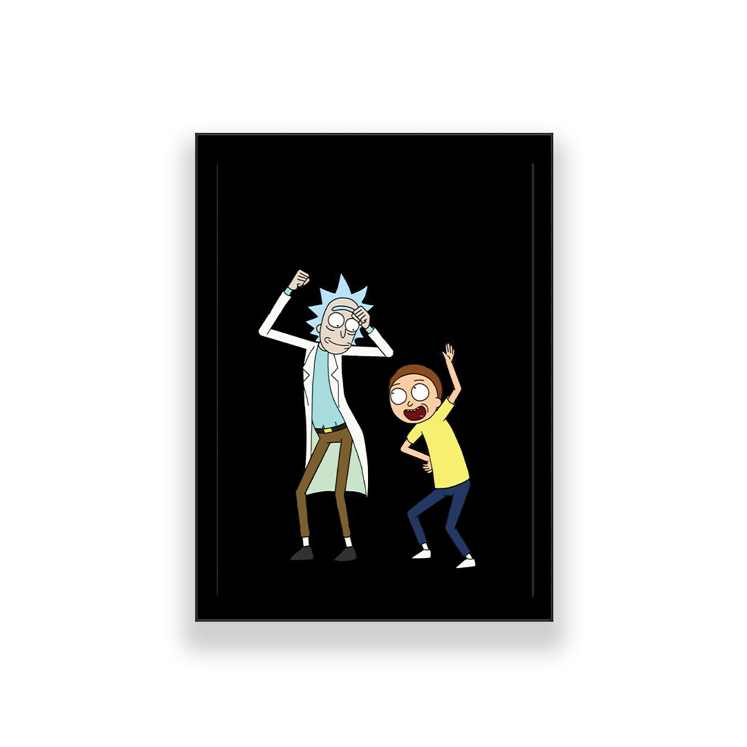 تابلو طرح انیمیشن Rick and Morty