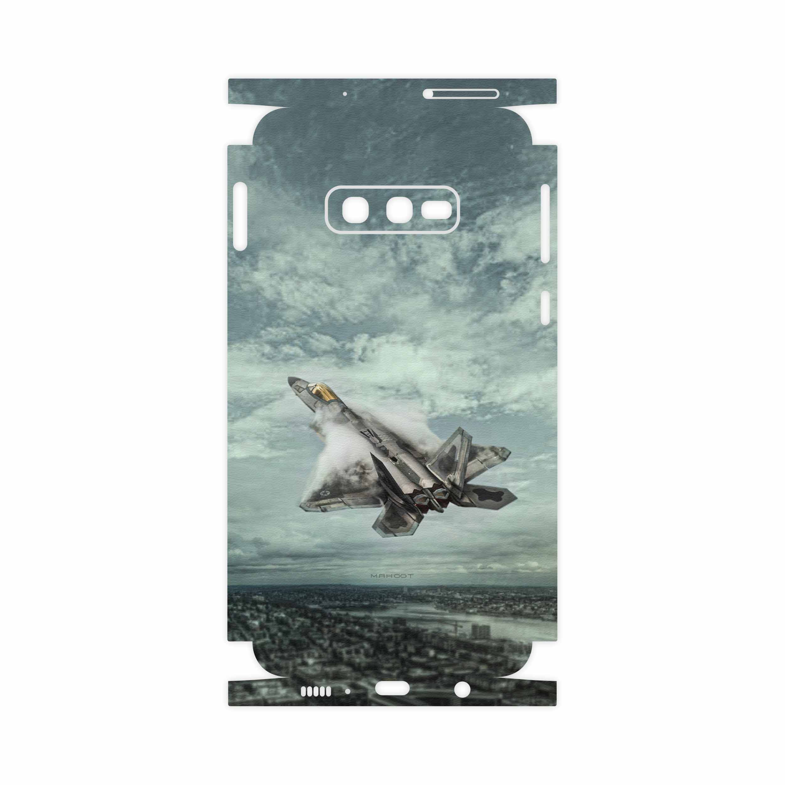 برچسب پوششی ماهوت مدل F-22 Raptor-FullSkin مناسب برای گوشی موبایل سامسونگ Galaxy S10e