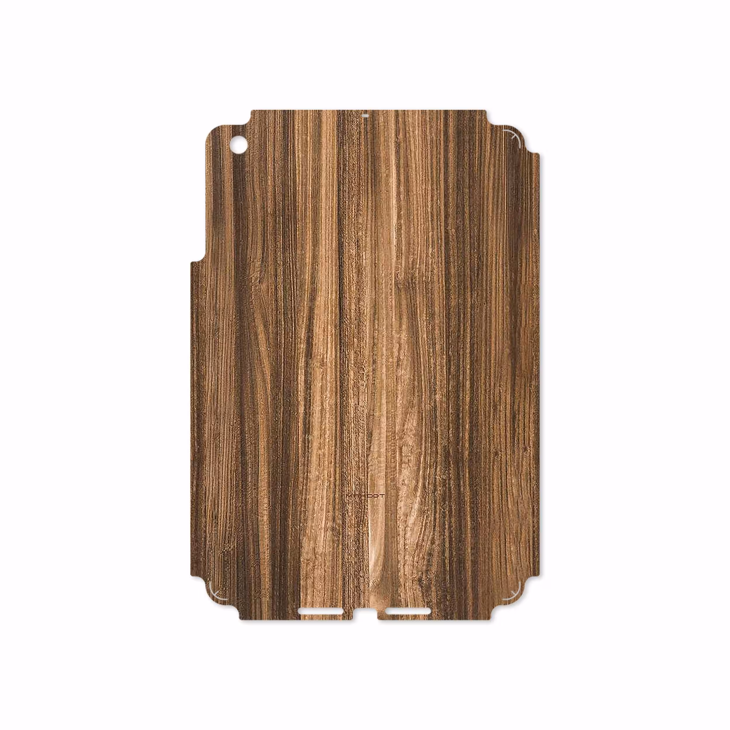 برچسب پوششی ماهوت مدل Light Walnut Wood مناسب برای تبلت اپل iPad mini 2012 A1455