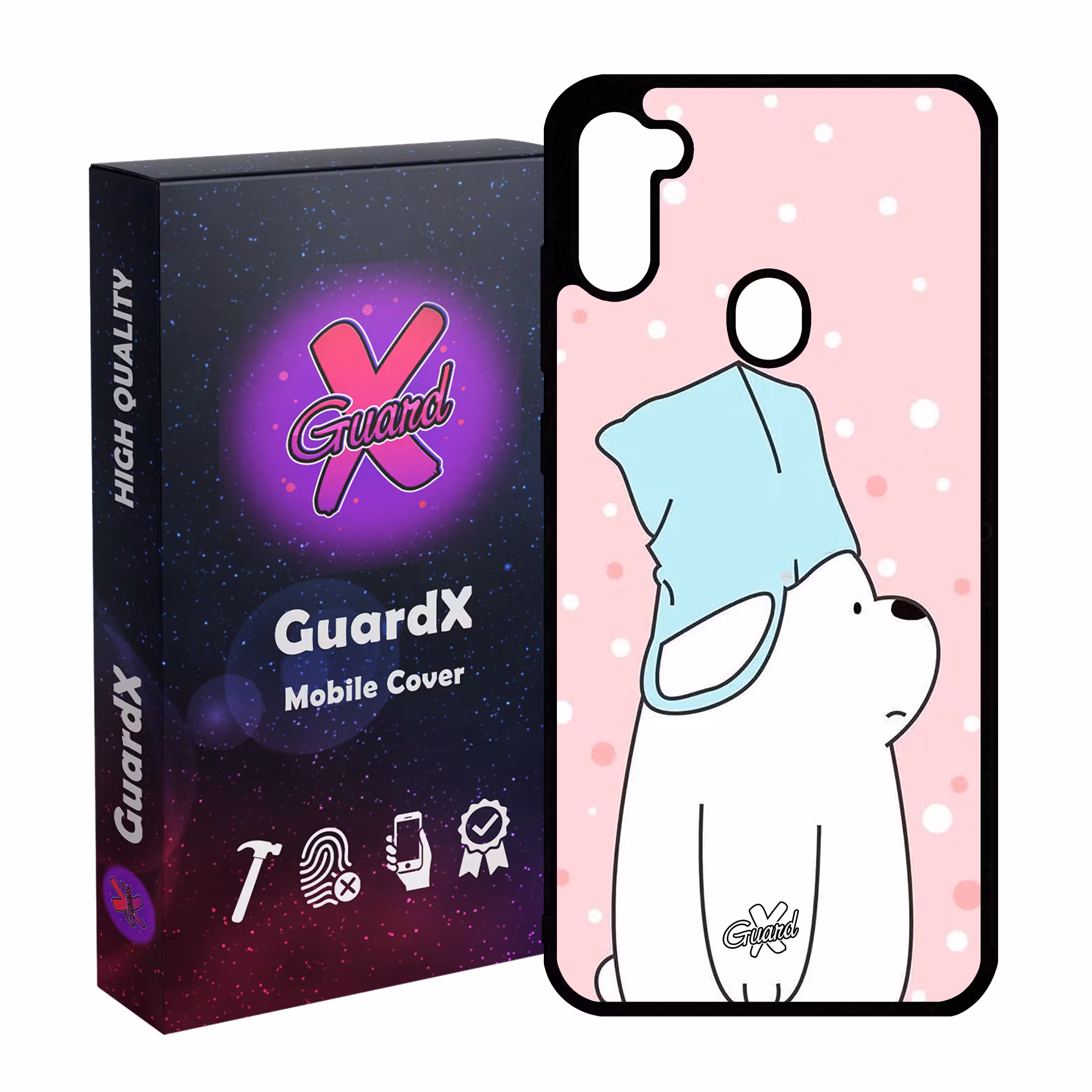 کاور گارد ایکس طرح Bear مدل Glass10019 مناسب برای گوشی موبایل سامسونگ Galaxy A11 / M11