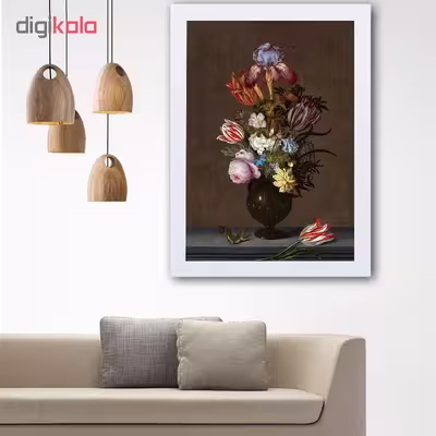 تابلو گالری استاربوی طرح گل مدل هنری 90