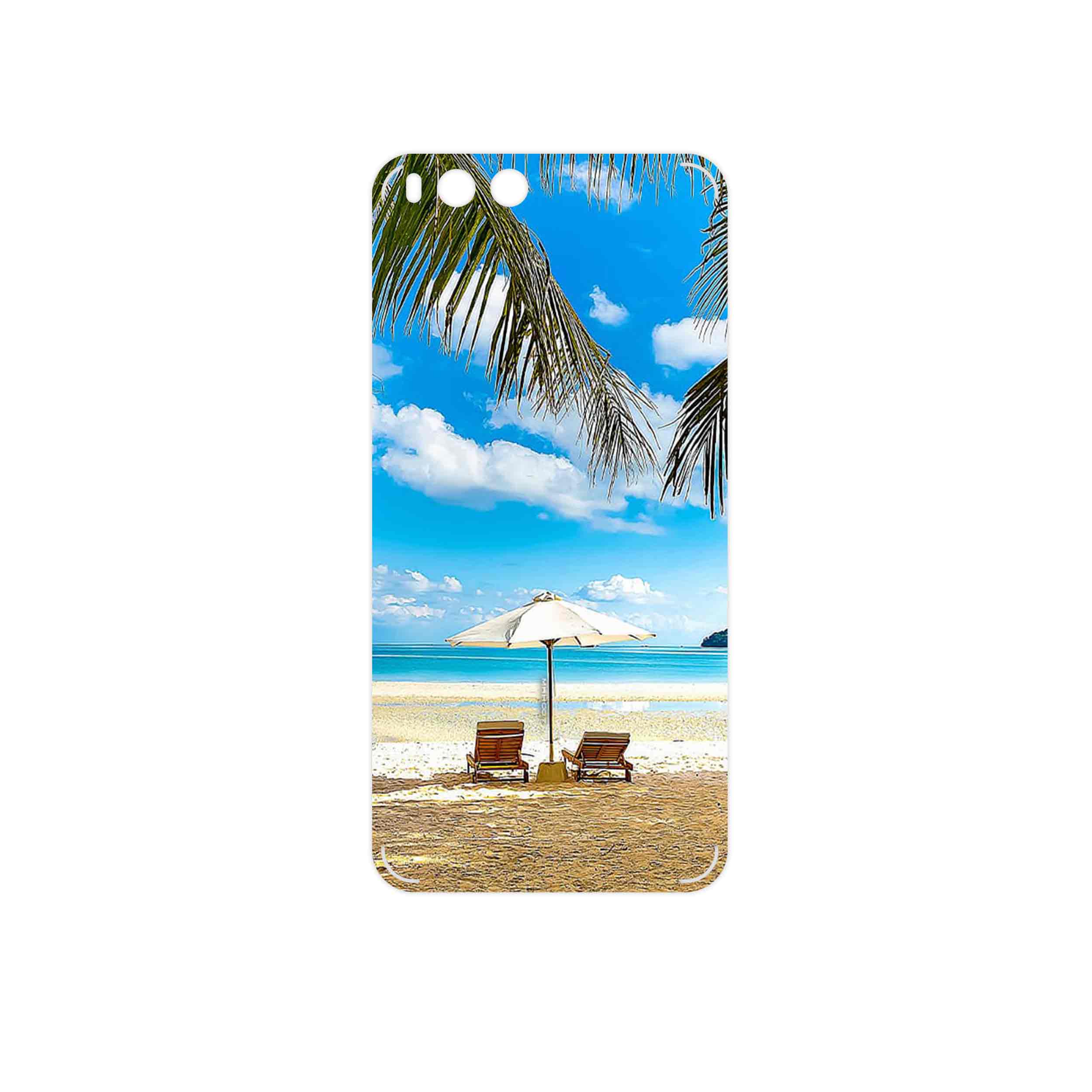 برچسب پوششی ماهوت مدل Beach مناسب برای گوشی موبایل شیائومی Mi 6
