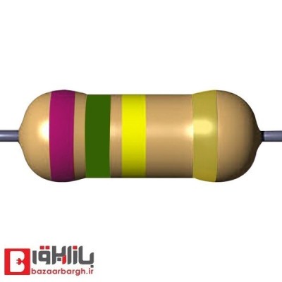 مقاومت 750 کیلو اهم 2 وات 5 درصد