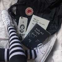 جوراب زیرزانو رینگی سفید مشکی نخ پنبه فری سایز