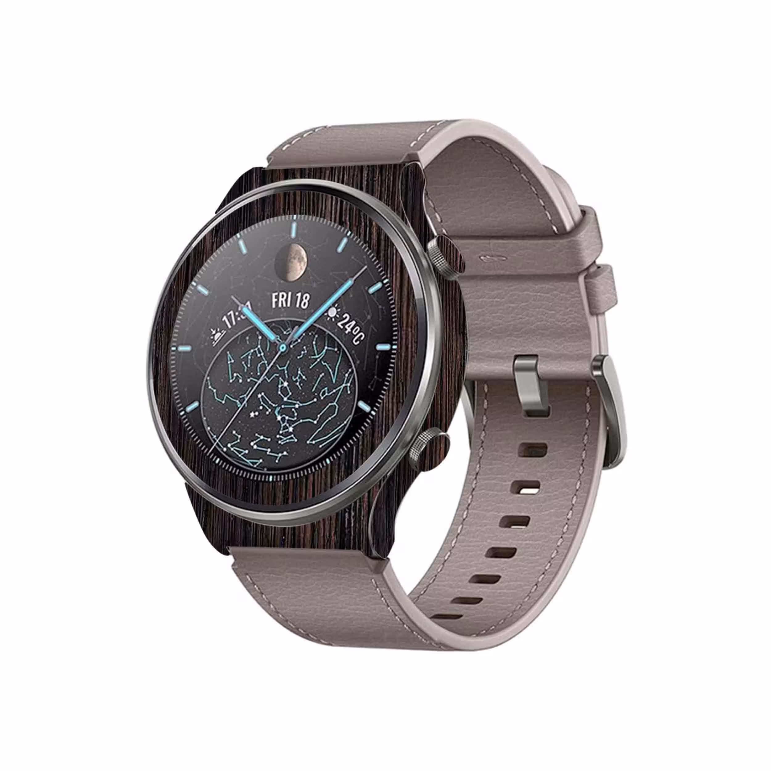 برچسب ماهوت طرح Burned Wood مناسب برای ساعت هوشمند هوآوی Watch GT 2 Pro