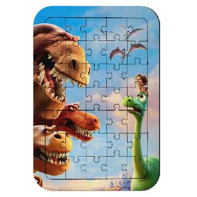 پازل 35 تکه طرح انیمیشن دایناسور خوب مدل NI1360 