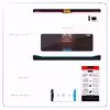 برچسب پوششی ماهوت مدل Dodge مناسب برای تبلت سامسونگ Galaxy Tab S4 10.5 2018 T830