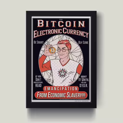 تابلو مدل Bitcoin بیت کوین کد m2428-b