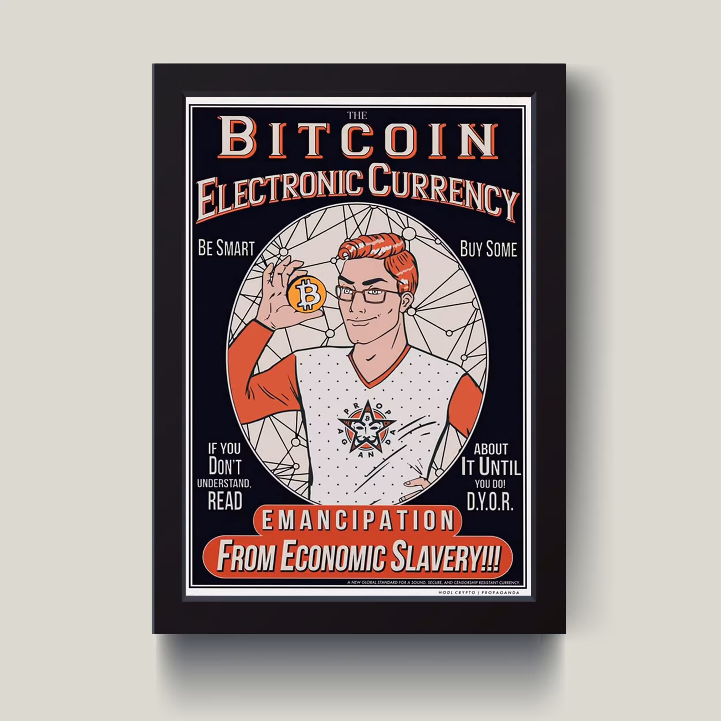 تابلو مدل Bitcoin بیت کوین کد m2428-b