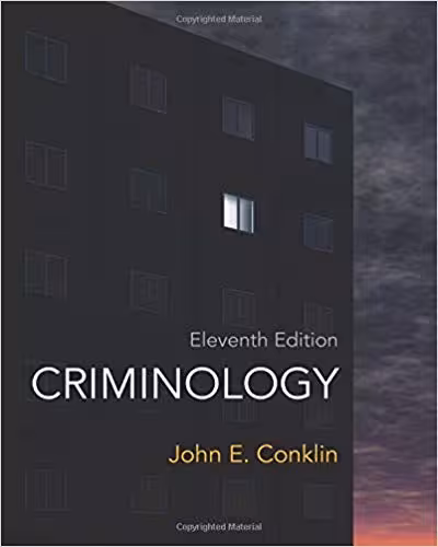 خرید و دانلود نسخه کامل کتاب Criminology 11th Edition
