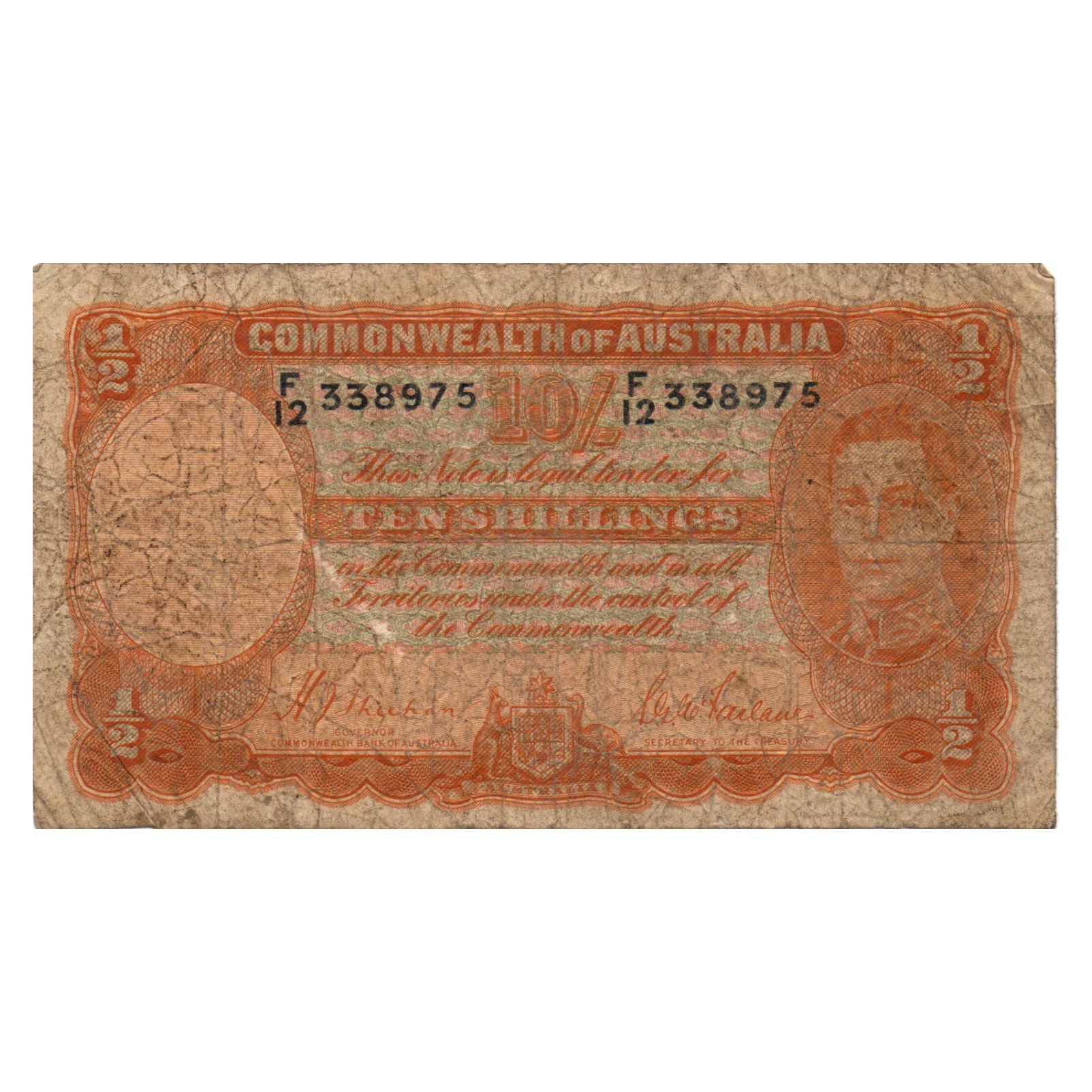 اسکناس تزئینی طرح کشور استرالیا مدل نیم پوند