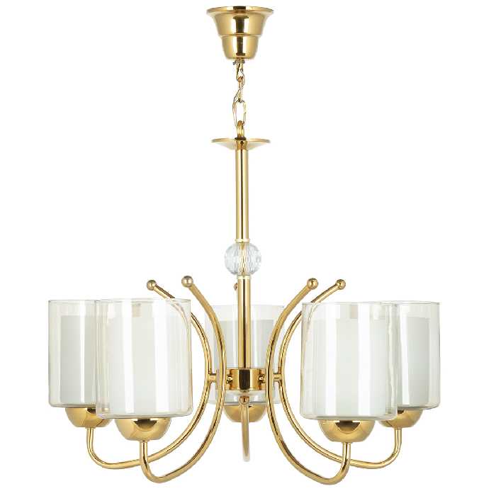 لوستر 5 شعله چشمه نور کد A824/5-G