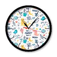 ساعت دیواری کودک ساعت دیواری فانتزی ساعت دیواری پسرانه کد S143