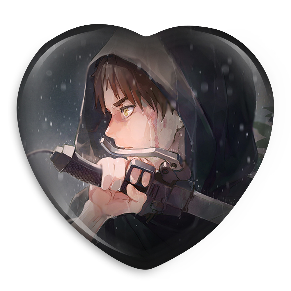 پیکسل خندالو طرح ارن یگر انیمه اتک آن تایتان مدل قلبی کد 11045