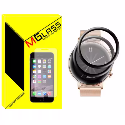 محافظ صفحه نمایش نانو ام گلس مدل NMG مناسب برای ساعت هوشمند هوآوی Watch GT2 42mm بسته دو عددی
