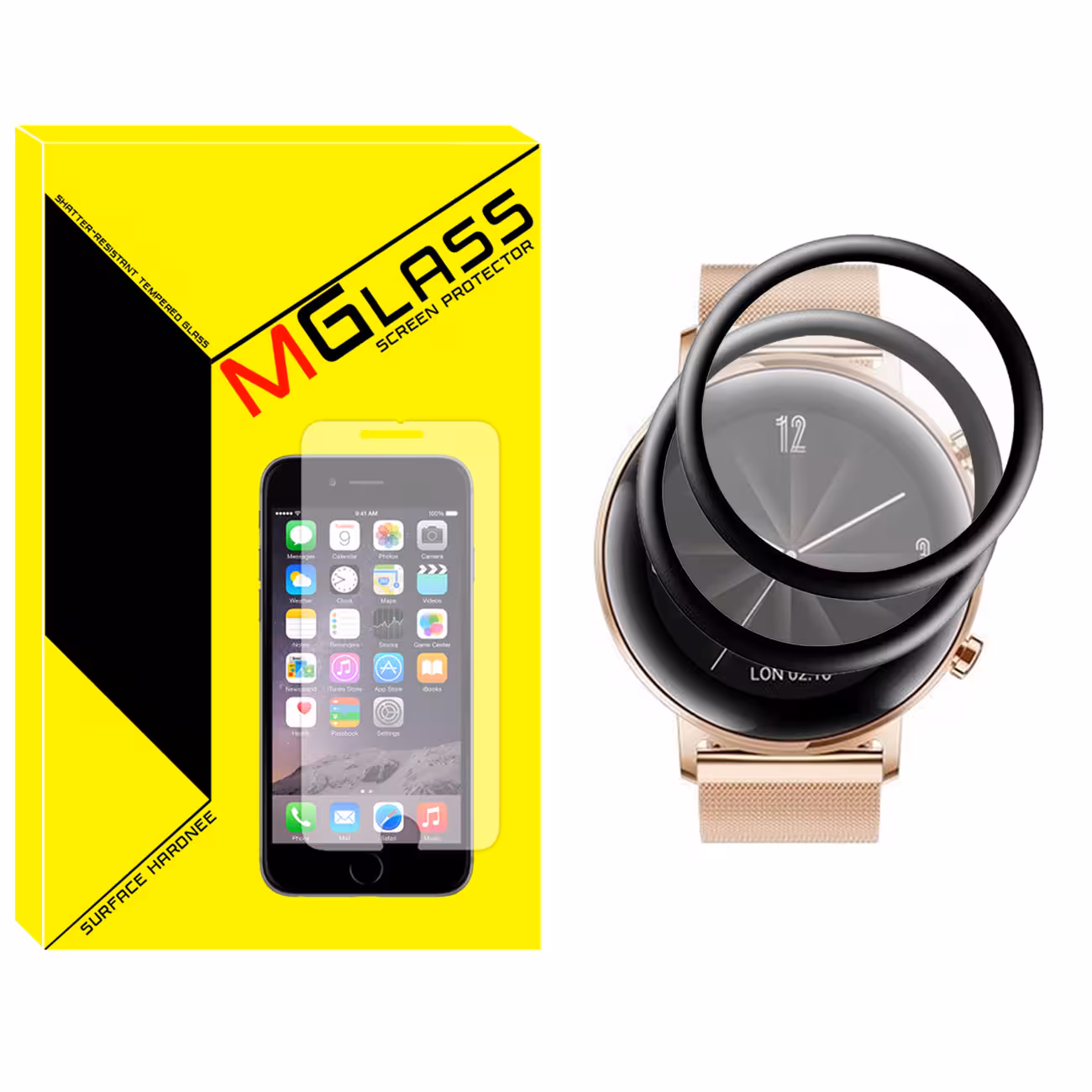 محافظ صفحه نمایش نانو ام گلس مدل NMG مناسب برای ساعت هوشمند هوآوی Watch GT2 42mm بسته دو عددی