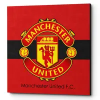 تابلو شاسی لومانا مدل Manchester United CA005 سایز 20×20
