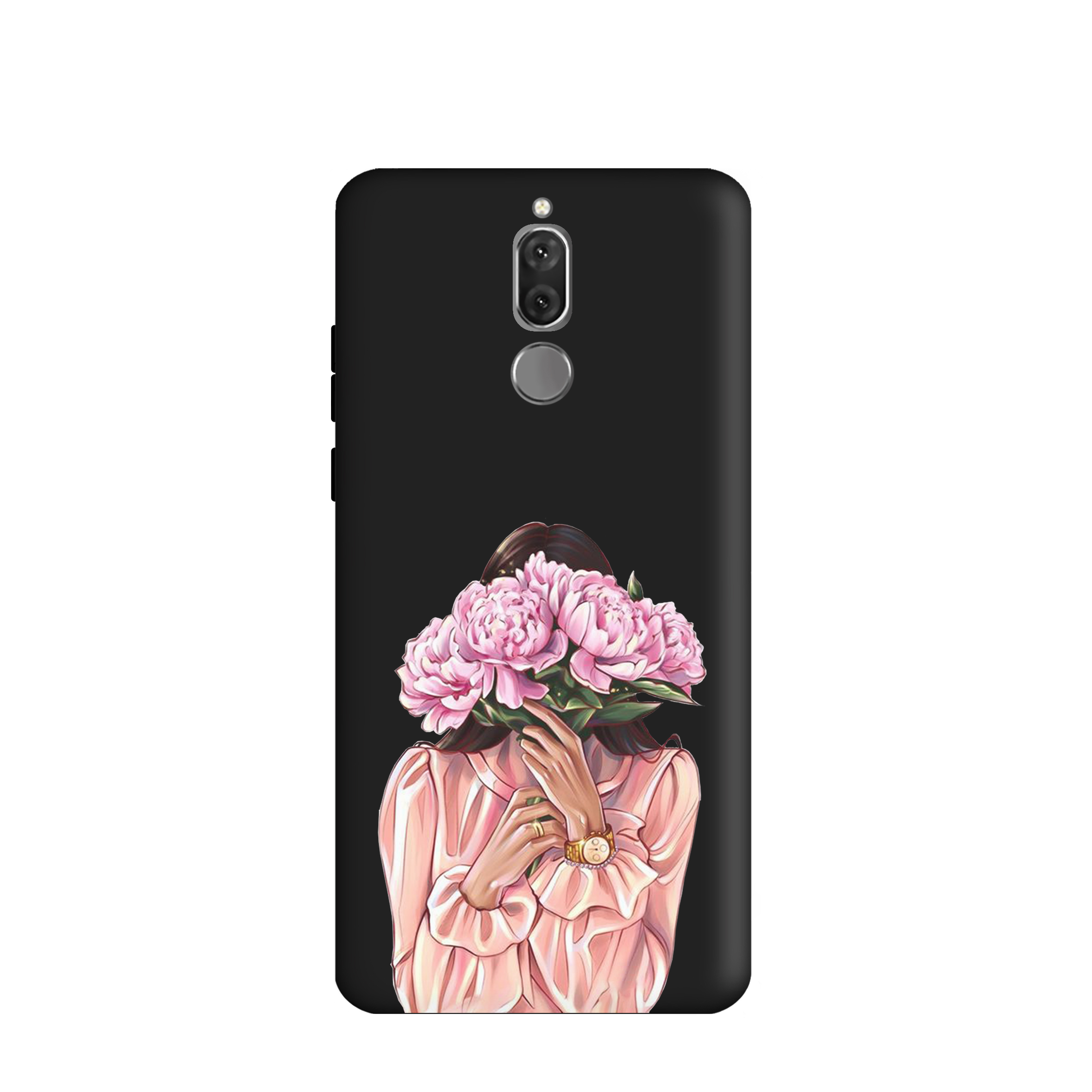 کاور طرح دخترانه گل کد u1051 مناسب برای گوشی موبایل هوآوی Mate 10 Lite