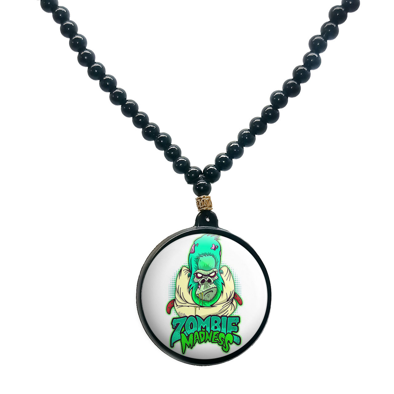 گردنبند پرمانه کد pmd.6029 مدل دو طرفه