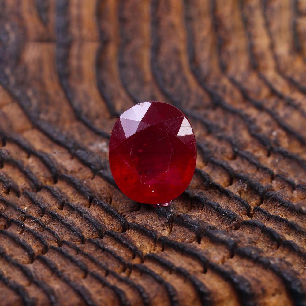 نگین یاقوت سرخ کد 11220 - جواهری مشاهیر