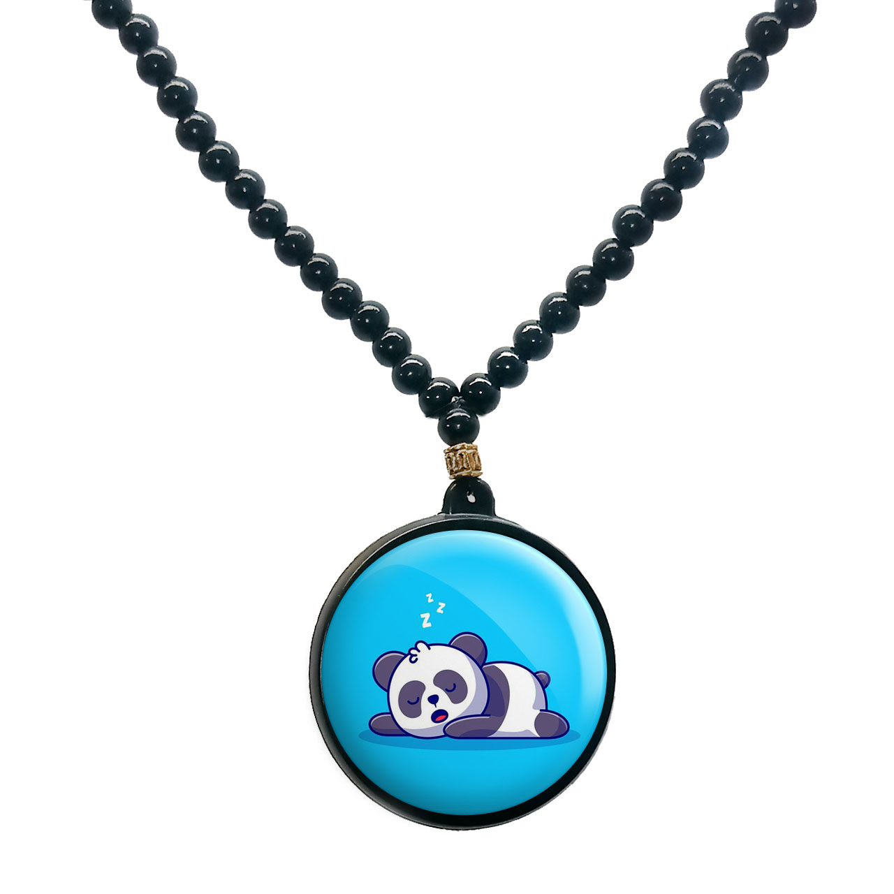 گردنبند پرمانه طرح حیوانات کیوت کد pmd.21418 مدل دو طرفه