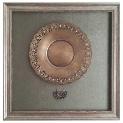 تابلو برنجی  مدل برجسته کد 1